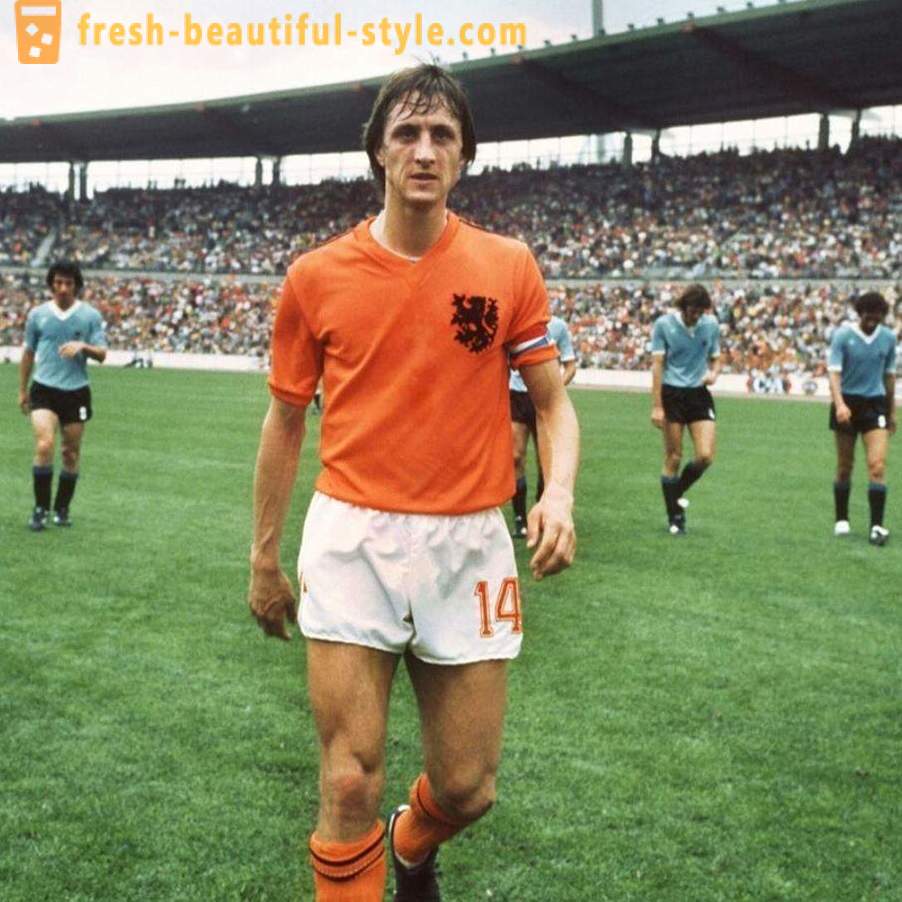 Jalkapalloilija Johan Cruyff: elämäkerta, valokuva ja ura