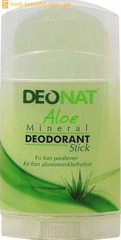 Mineral deodorantit: yleiskatsaus ja arvostelut