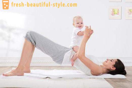 Harjoituksia vatsan synnytyksen jälkeen. Miten palauttaa alkuperäiseen muotoonsa