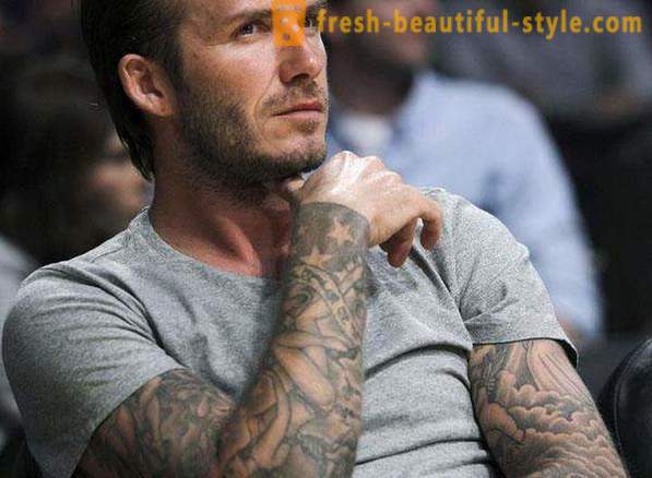 40 tatuointi Beckham: tulkinta ja vartalolla