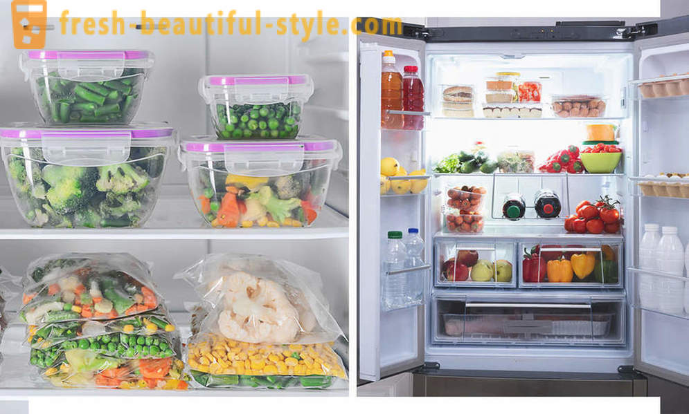 Miten järjestää jääkaapissa: 8 Vinkkejä täydellisessä järjestyksessä