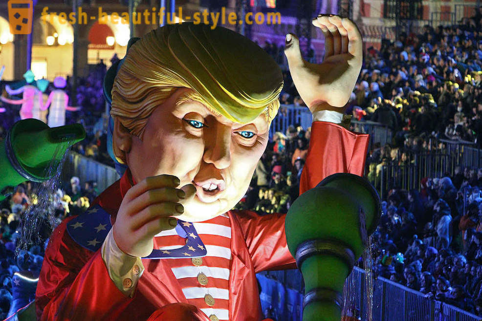 Kaikki piirrettyjä ja nuket Trump yhdessä artikkelissa