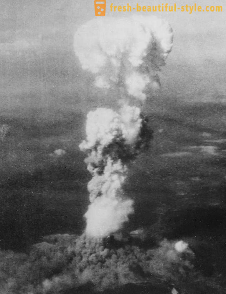 Pelottava historiallista kuvaa Hiroshiman