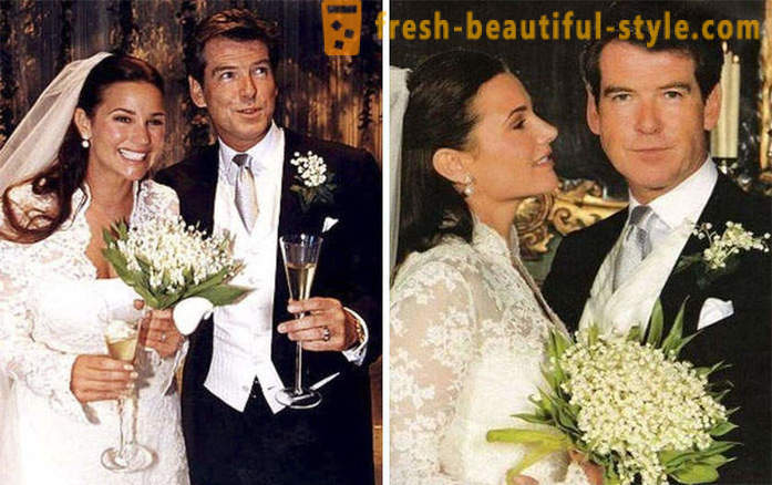 Pierce Brosnan ja hänen vaimonsa juhlivat hopeahääpäivänään