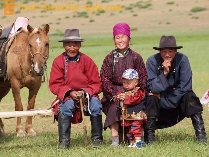 Nykyaikaiset mongolit elää