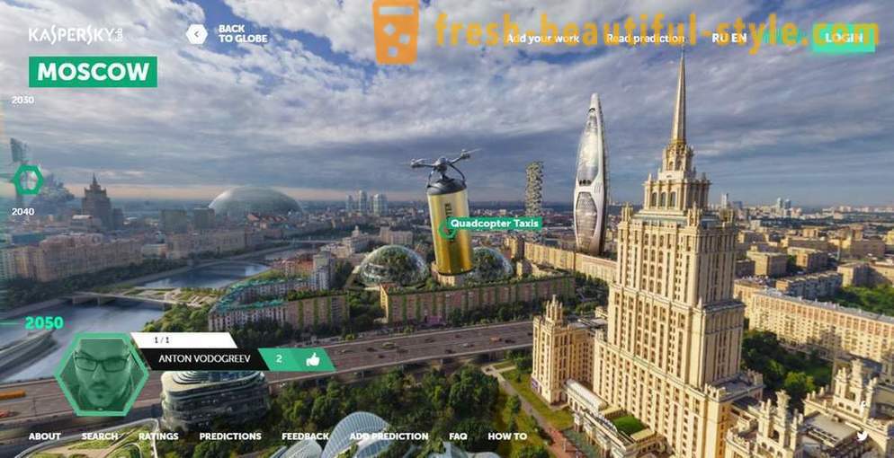 Mitä Moskovassa vuonna 2050