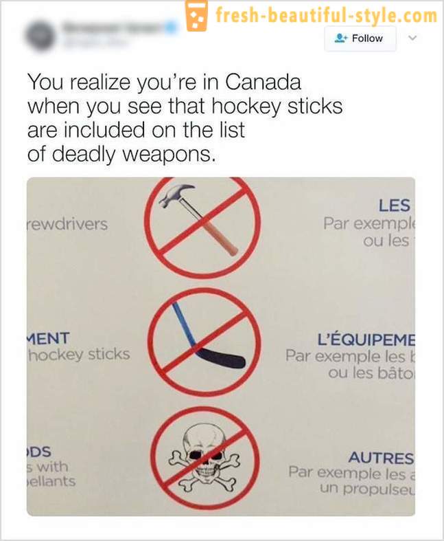 Asioita, jotka voidaan löytää vain Kanadassa