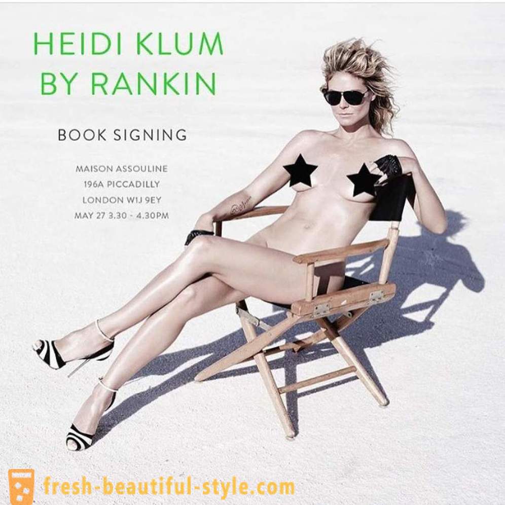 Heidi Klum riisuttu varten salaa kuvauksia