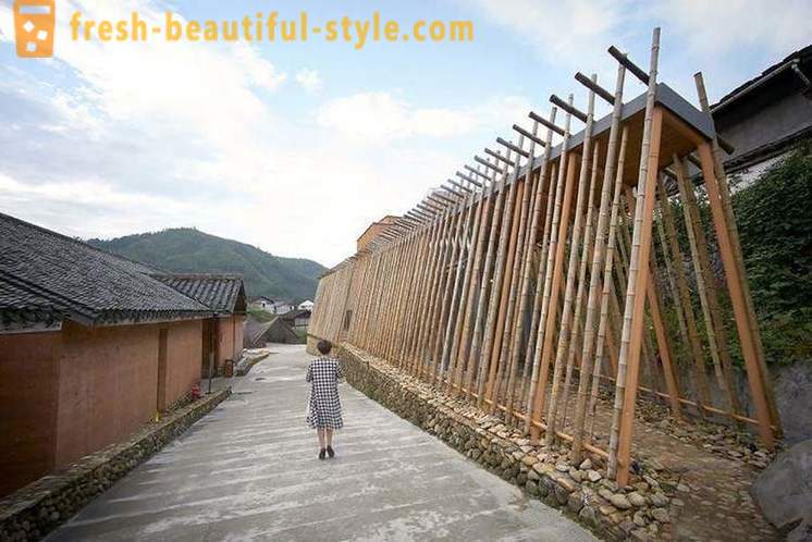 Kiina on rakentanut kaupunkiin bambu