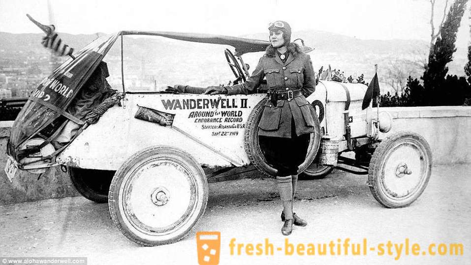 Indiana Jones hame: ensimmäinen nainen ajaa noin 80 maassa vuonna 1920