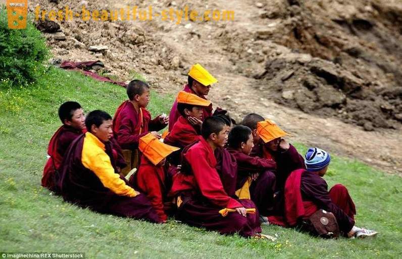 Suurin buddhalainen Academy maailmassa 40000 TV munkkien kielletty, mutta sallittu iPhonet