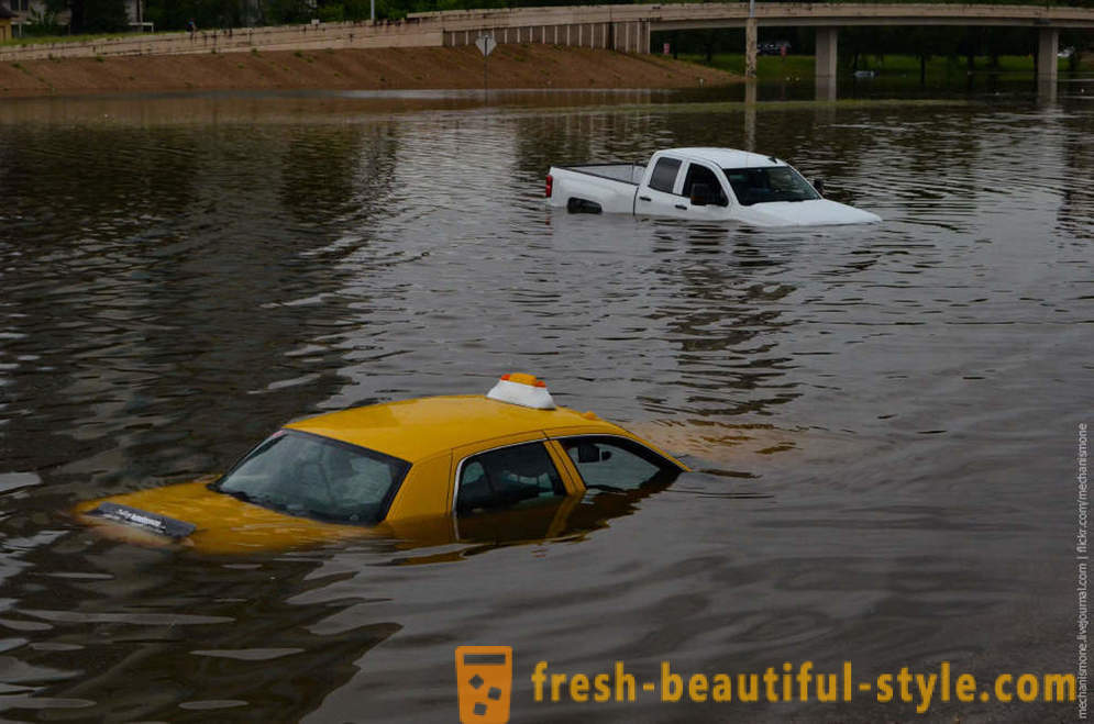 Historiallinen tulvat Houston