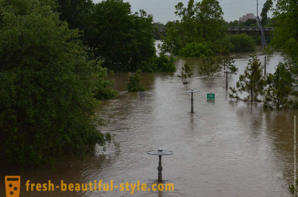 Historiallinen tulvat Houston