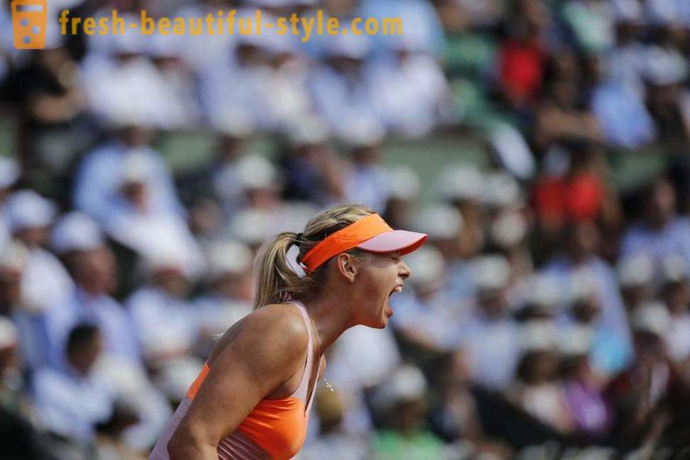 Valitettavaa virhe Maria Sharapova, hänen horjuvaa uransa