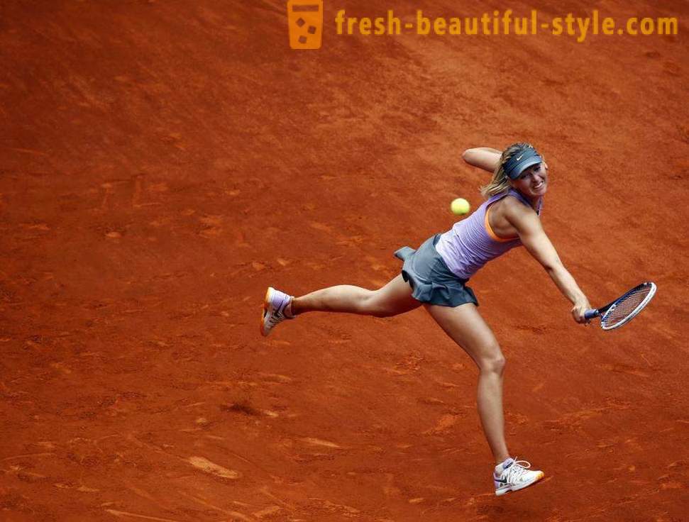 Valitettavaa virhe Maria Sharapova, hänen horjuvaa uransa