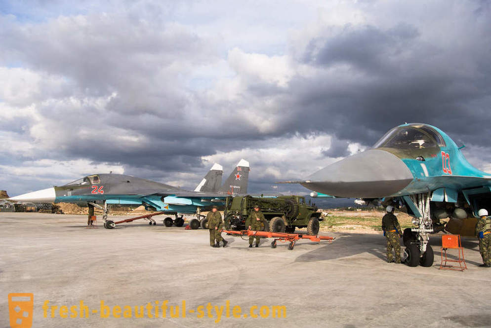 Venäjän ilmavoimat Aviation Base Syyriassa