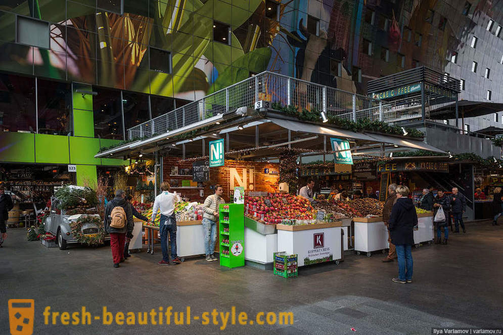 Rotterdam Markthol - ylellisyyttä markkinat maailmassa