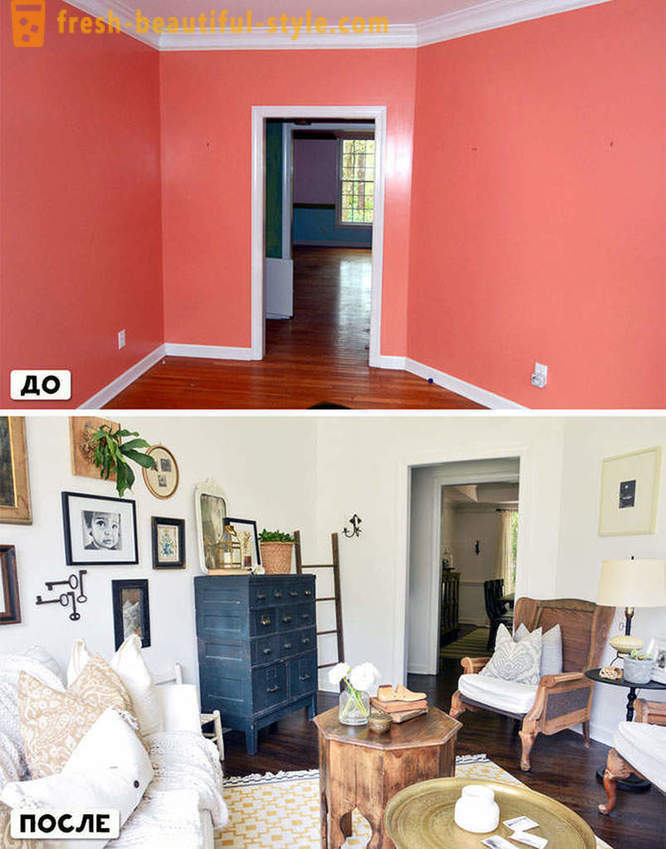 20 huonetta ennen ja jälkeen kesti suunnittelija