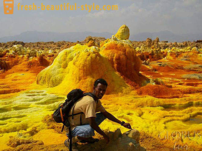 Dallol tulivuori Etiopiassa