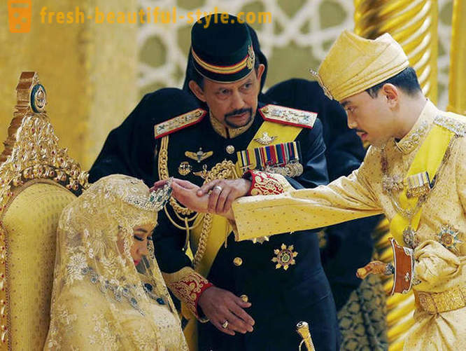 Luksusta häät tulevaisuuden Brunein sulttaanin