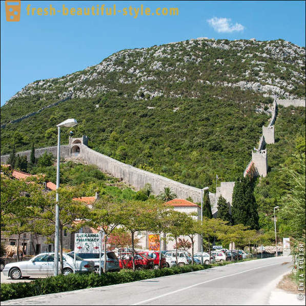 Kävele Kiinan muuri Kroatian niemimaalla