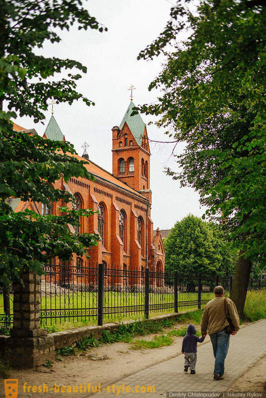 Kävele vanha saksalainen kaupunki Kaliningradin alue