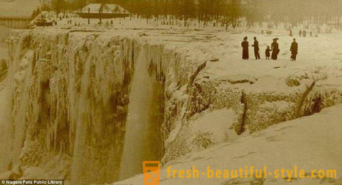 10 kiehtova kuva jäädytetty Niagara Falls