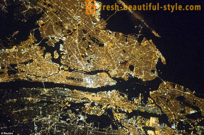 Yö kaupungit avaruudesta - uusin kuvia ISS