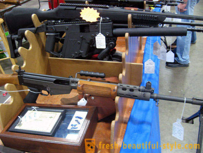 Näyttely ja myynti aseita Yhdysvalloissa