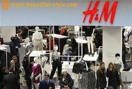 H & M-myymälän Moskovassa, osoite, tuotevalikoima