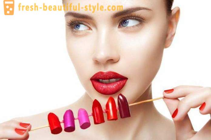 Miten valita huulipunan väri: askel askeleelta opas