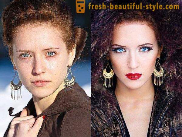 Ennen ja jälkeen: make-up keinona ulkoasun muuttaminen