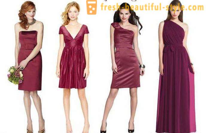 Burgundy mekko. Miten etsiä täydellinen?