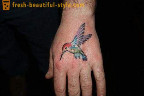 Hummingbird tatuointi - symboli elinvoimaa ja energiaa