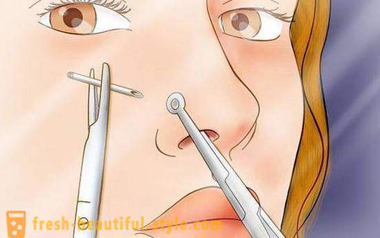 Miten puhkaista nenääsi. Nenälävistys: kuva