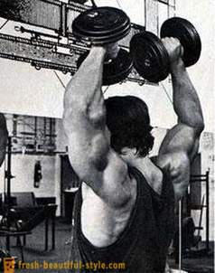Menetelmät lihasmassan: paina Arnold
