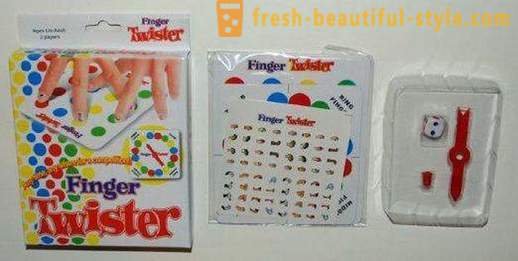 Viihdettä lapsille ja aikuisille - Finger Twister. pelisäännöt