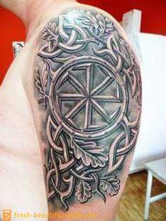 Slaavilainen mies tatuointi käsivarteen