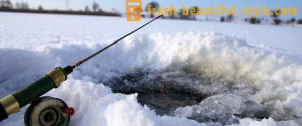 Kalastus rokkari talvella. kalastus tekniikka vaa'anvarsi