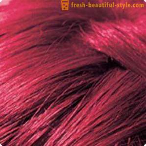Crimson Hiusten väri: hyviä ja huonoja puolia