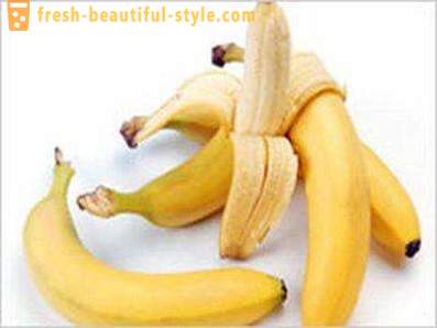 Kotona kauneushoitola: kasvohoitoja banaanit