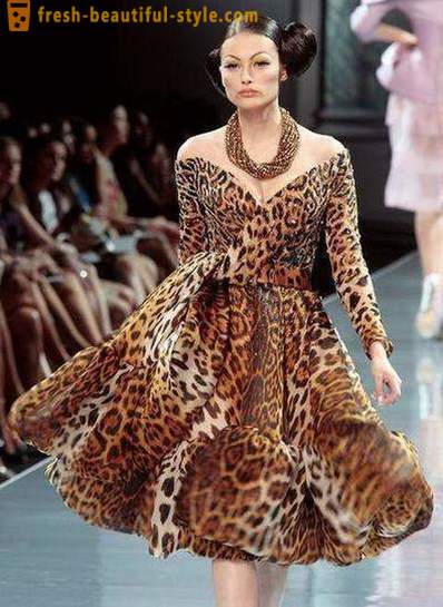 Leopardi mekko: mitä käyttää ja miten kulumisen?